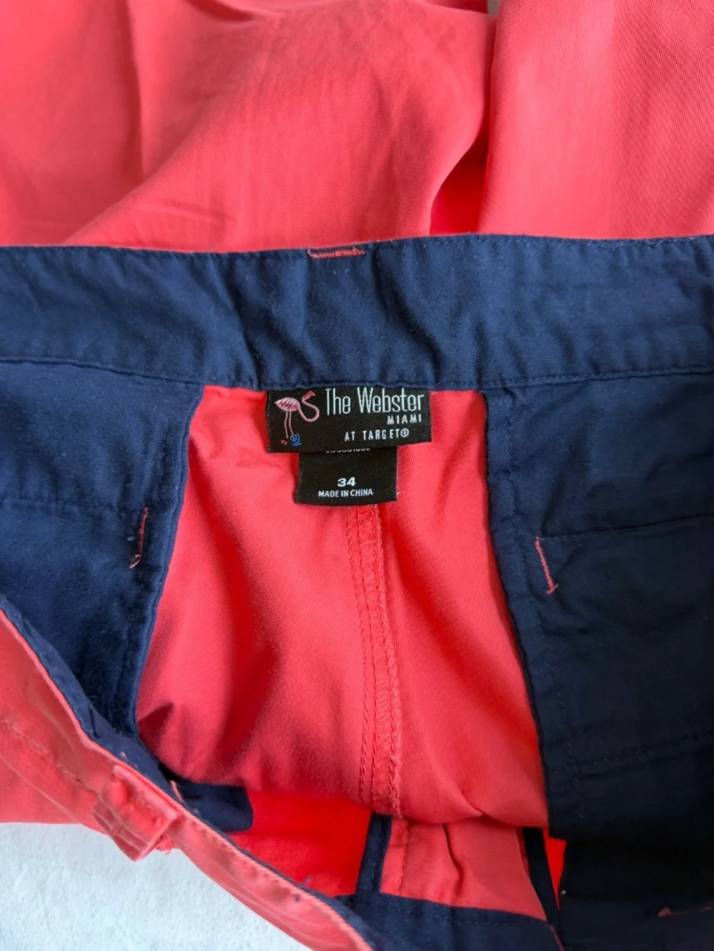 Shorts from The Webster of Miami / Target collab.  34W